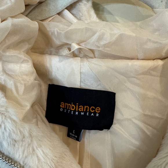 Ambiance Cream Teddy Jacket - Picture 2 of 4